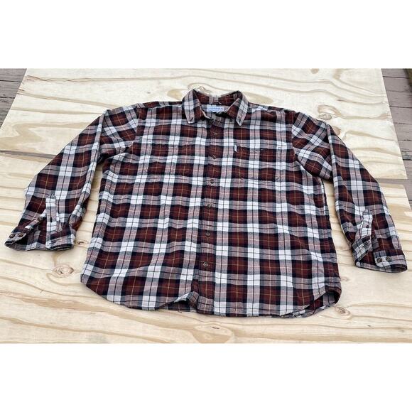 Carhartt Other - Carhartt Flannel Long Sleeve Shirt Men’s Plaid Multi Color Size:‎ XL Quality